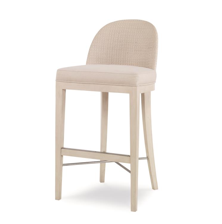 Century Furniture CT4004B-PN-FL Tybee Bar Stool Peninsula/Flax