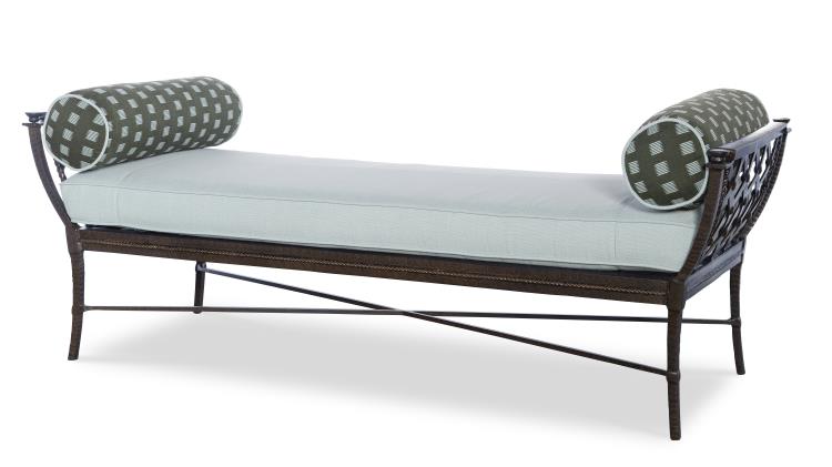 Century Furniture D12MB-40-1 Andalusia Metal Back Settee