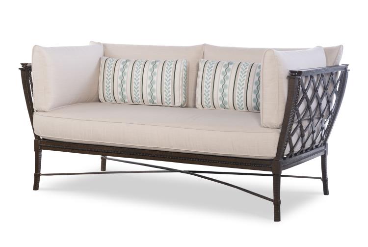 Century Furniture D12MB-42-1 Andalusia Metal Back Loveseat Century Furniture D12MB-42-1 Andalusia Metal Back Loveseat