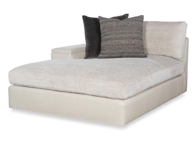 Century Furniture LR-7100-81T Great Room Leather Laf T-Cushion Chaise