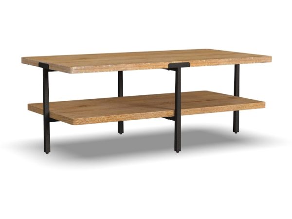 Flexsteel Furniture W1077-031 Millwork Rectangular Coffee Table