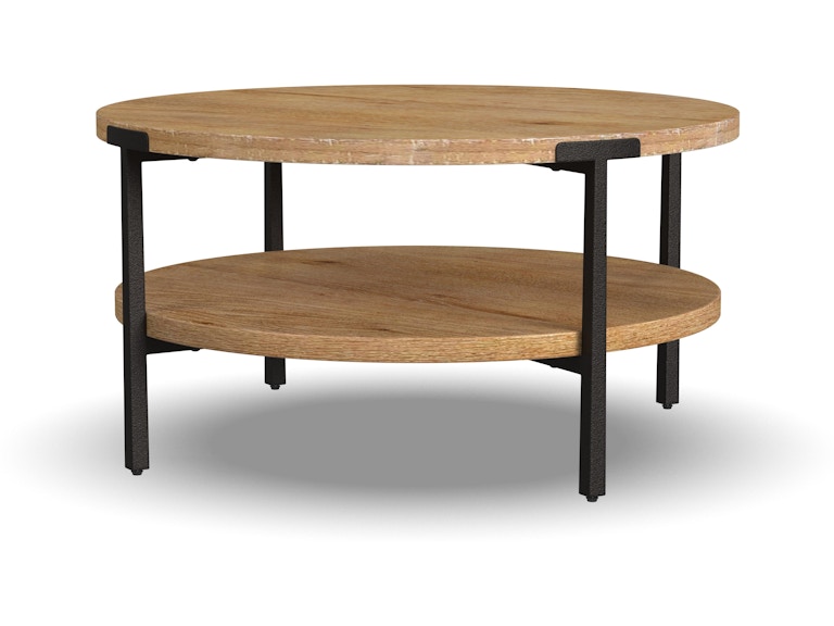 Flexsteel Furniture W1077-034 Millwork Round Coffee Table