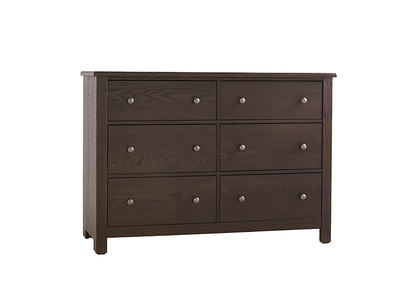Vaughan Bassett 10-002 Fundamentals 6 Drawer Dresser Java