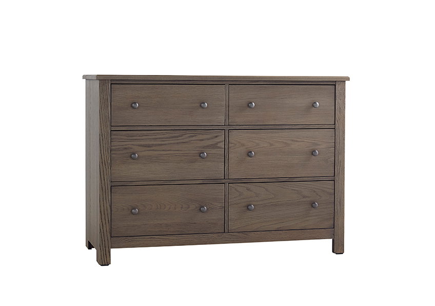 Vaughan Bassett 11-002 Fundamentals 6 Drawer Dresser Grey