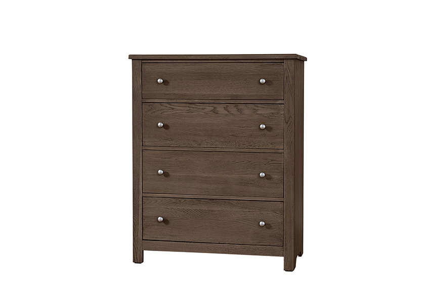 Vaughan Bassett 11-114 Fundamentals 4 Drawer Chest Grey