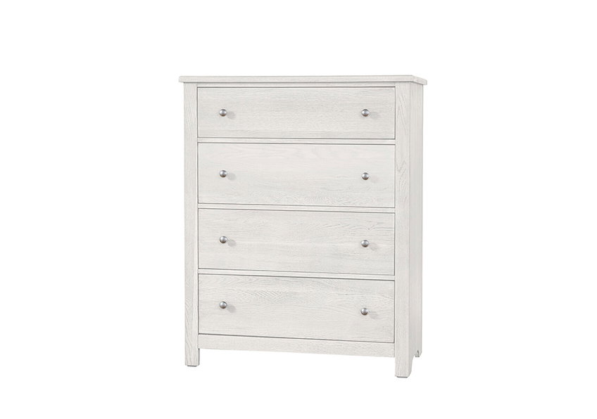 Vaughan Bassett 16-114 Fundamentals 4 Drawer Chest White