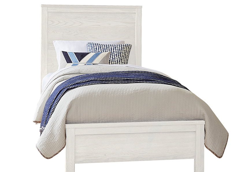 Vaughan Bassett 16-331-133-900 Fundamentals Twin Panel Bed White
