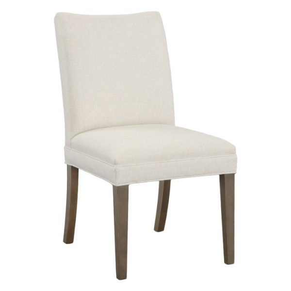 Fairfield Furniture L-1200-05-M Concave Short Back Leather Dining Chair