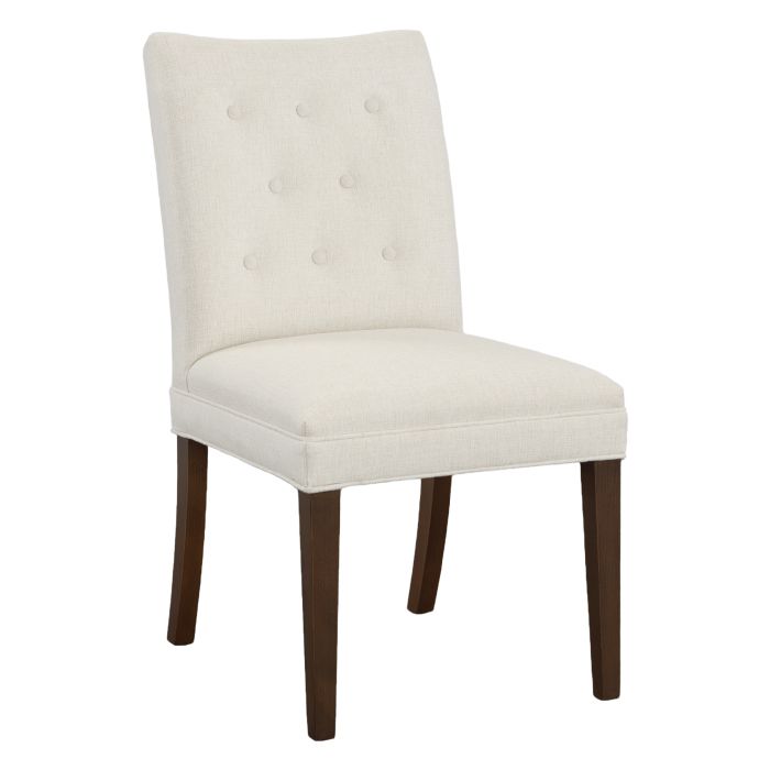 Fairfield Furniture L-1202-05-T Concave Short Back Leather Dining Chair