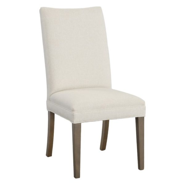 Fairfield Furniture L-1204-05-M Concave Tall Back Leather Dining Chair