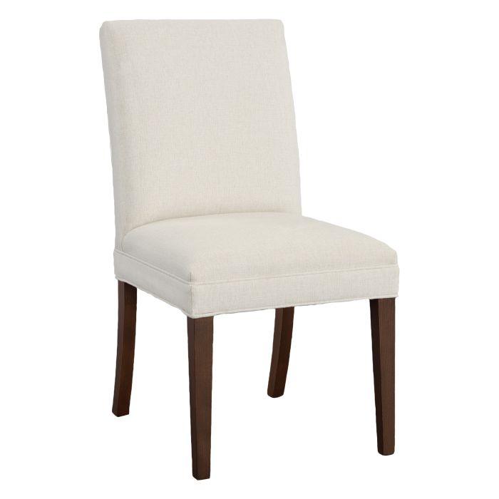 Fairfield Furniture L-1210-05-T Straight Short Back Leather Dining Chair
