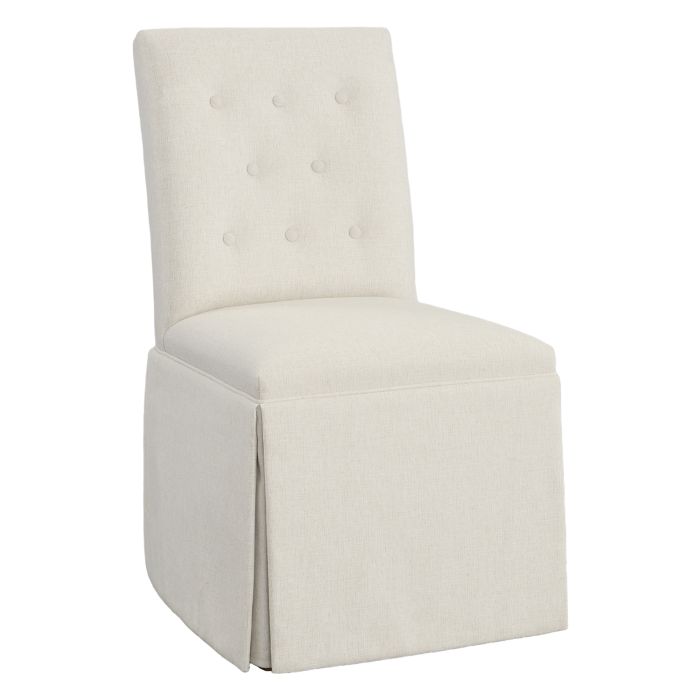 Fairfield Furniture 1213-05-T Straight Short Back Skirted Dining Chair