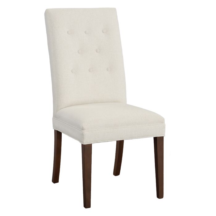 Fairfield Furniture L-1216-05-T Straight Tall Back Leather Dining Chair
