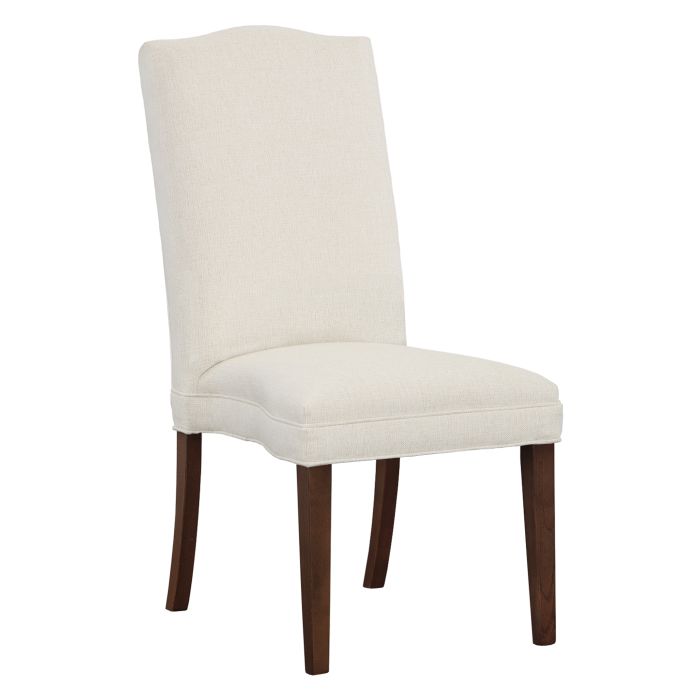 Fairfield Furniture L-1224-14-T Camel Tall Back Leather Armless Stack Chair