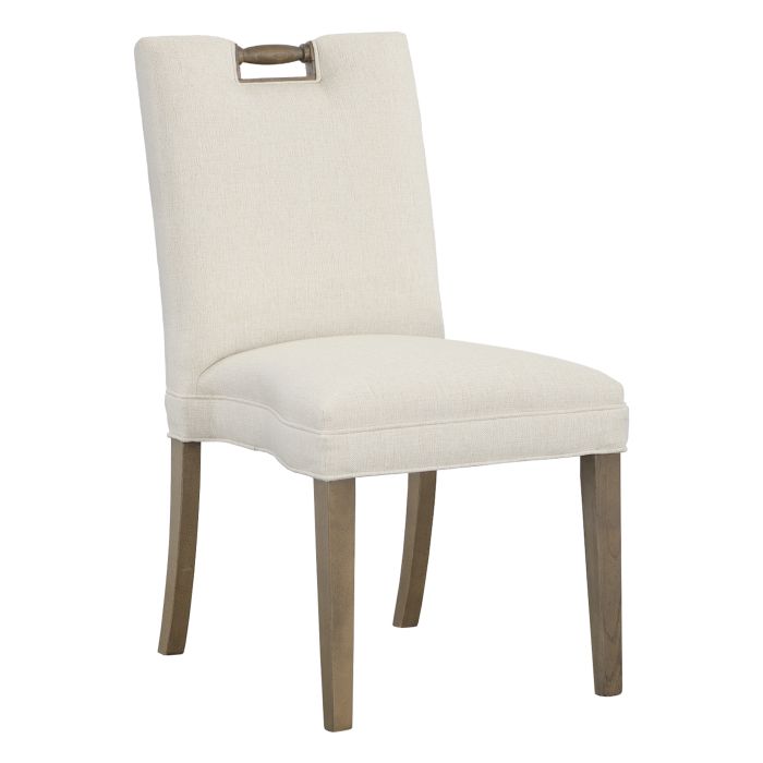 Fairfield Furniture L-1230-14-M Pull Short Back Leather Armless Stack Chair
