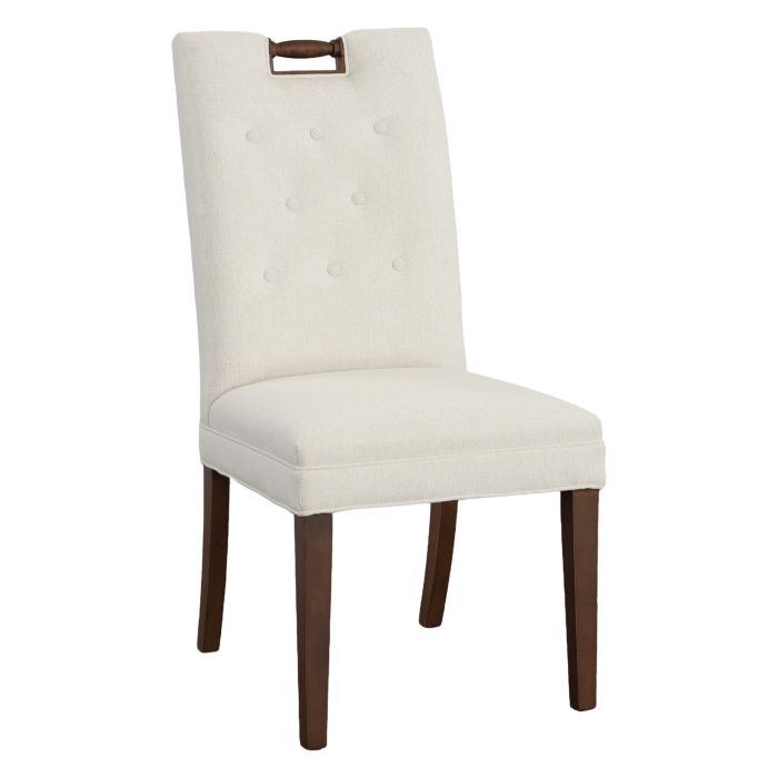Fairfield Furniture L-1236-05-T Pull Tall Back Leather Dining Chair