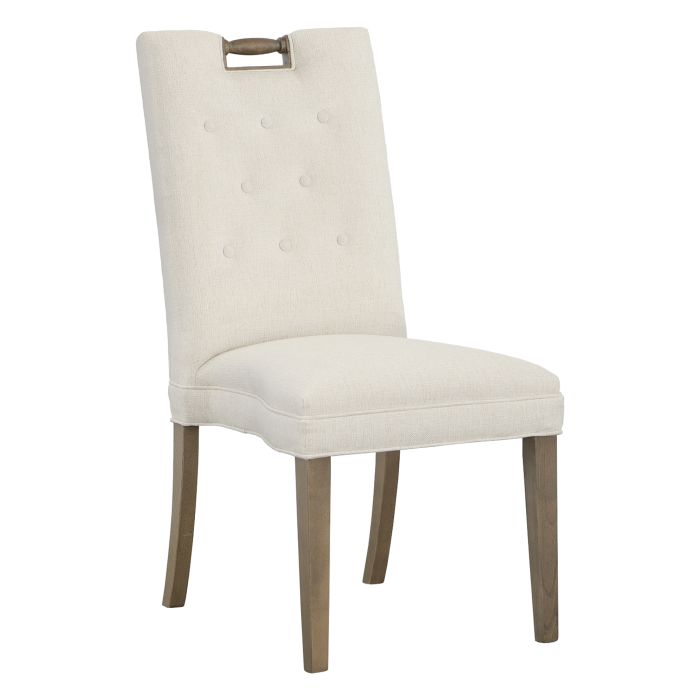 Fairfield Furniture L-1236-14 Pull Tall Back Leather Armless Stack Chair