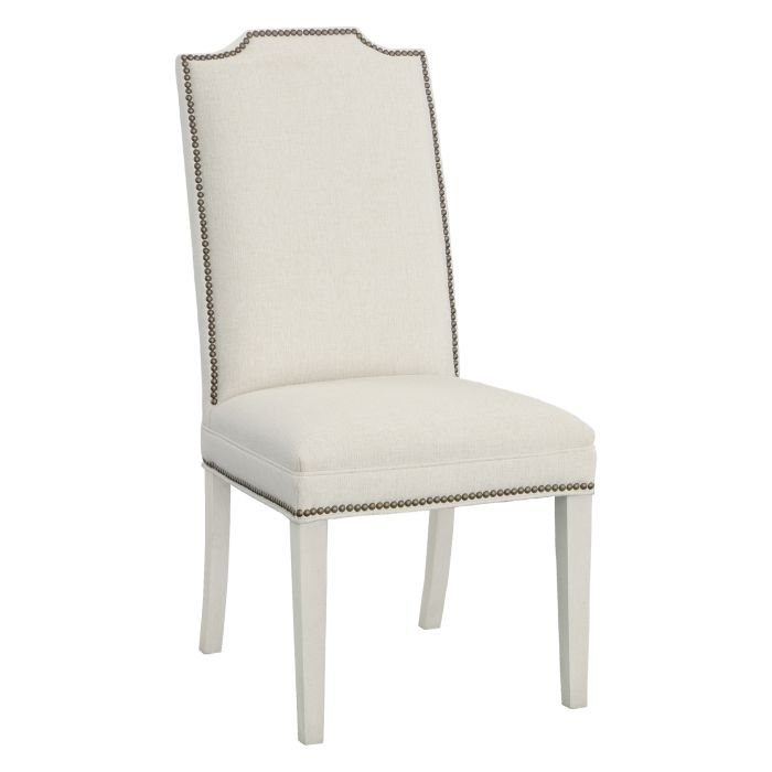 Fairfield Furniture L-1244-05-L Empire Tall Back Leather Dining Chair