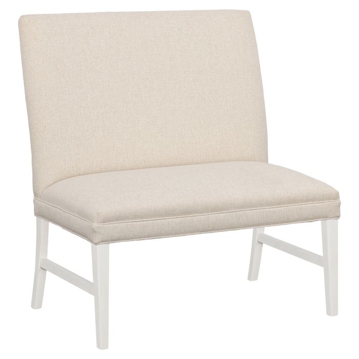 Fairfield Furniture 1270-36-L Straight Back Armless Banquette 36″, with Legs in Linen Finish