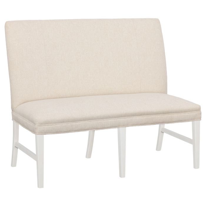 Fairfield Furniture 1270-48-L Straight Back Armless Banquette 48″, with Legs in Linen Finish