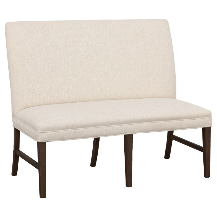 Fairfield Furniture 1270-48-T Straight Back Armless Banquette 48″, with Legs in Tobacco Finish