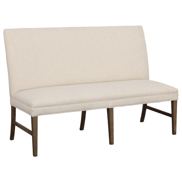 Fairfield Furniture 1270-60-M Straight Back Armless Banquette 60″, with Legs in Mica Finish