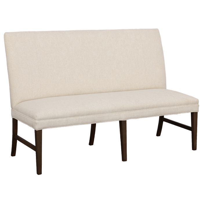 Fairfield Furniture 1270-60-T Straight Back Armless Banquette 60″, with Legs in Tobacco Finish