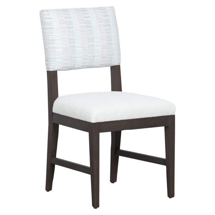 Fairfield Furniture L-1300-05-T Silas Side Chair, Leather, Tobacco Finish