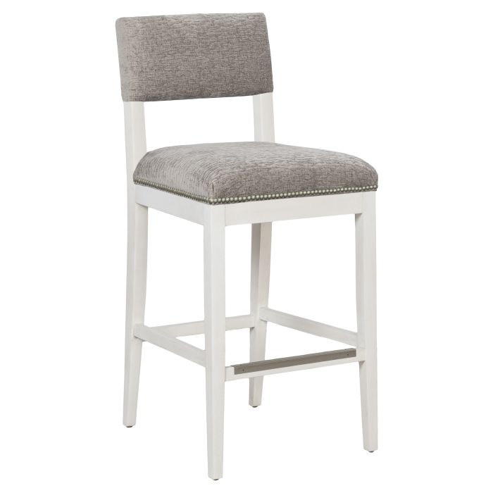 Fairfield Furniture 1300-07-L Silas Armless Bar Stool, Linen Finish