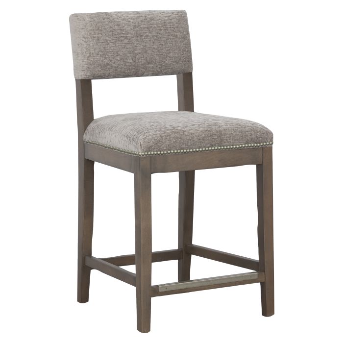 Fairfield Furniture 1300-C7-M Silas Armless Counter Stool, Mica Finish