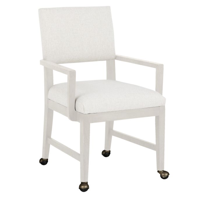 Fairfield Furniture 1304-A4-L Conroy Arm Chair with Four casters, Linen Finish