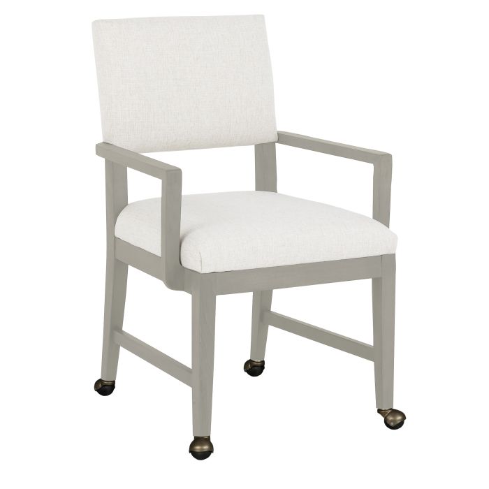Fairfield Furniture 1304-A4-S Conroy Arm Chair, with Four casters, Sheer Dove Finish Fairfield Furniture 1304-A4-S Conroy Arm Chair, with Four casters, Sheer Dove Finish