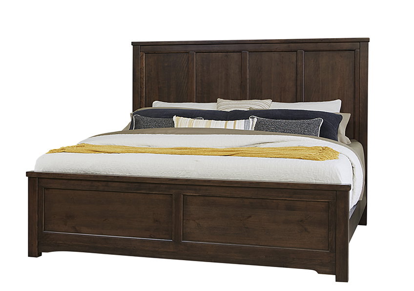Artisan and Post 150-668-866-944-MS2 Crafted Cherry Ben’s California King Six Panel Bed Dark Cherry Finish
