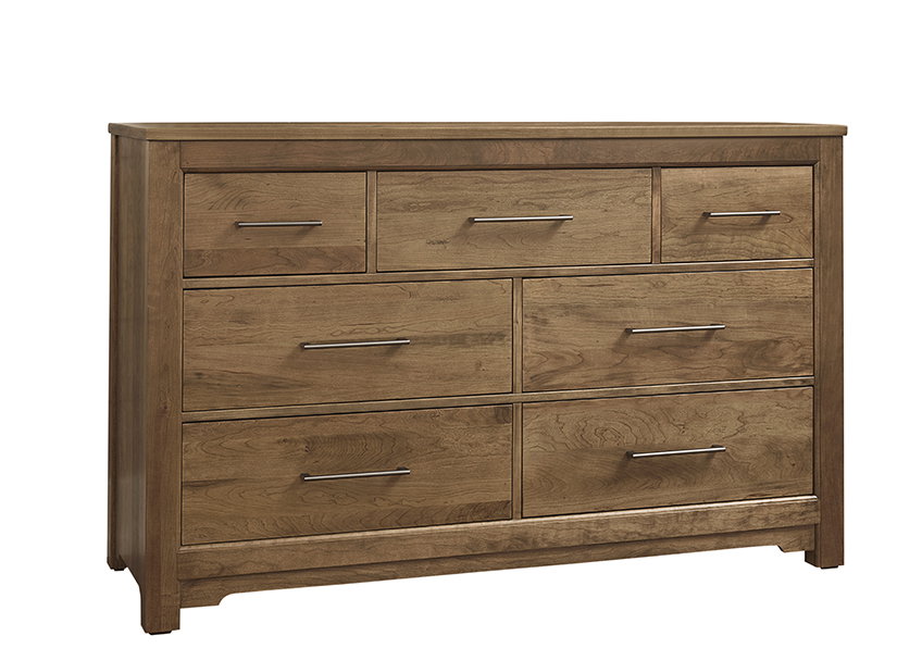 Artisan and Post 151-003 Crafted Cherry 7 Drawer Dresser Medium Cherry Finish