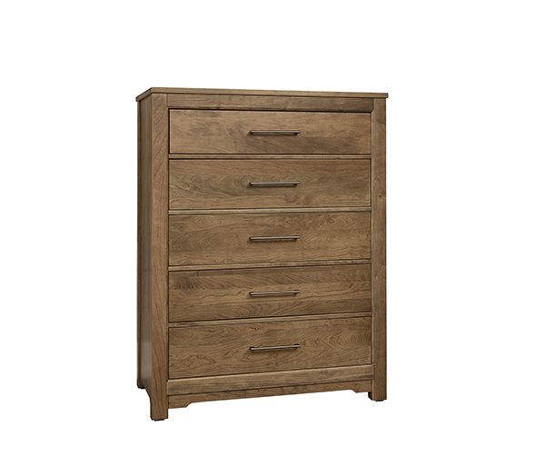 Artisan and Post 151-115 Crafted Cherry 5 Drawer Chest Medium Cherry Finish