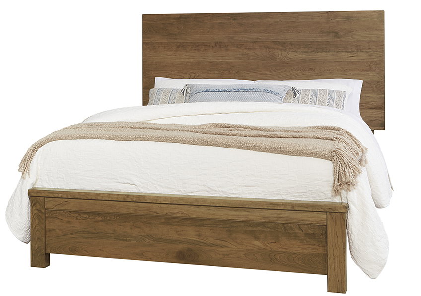 Artisan and Post 151-669-966-944-MS2 Crafted Cherry Ben’s California King Plank Bed Medium Cherry Finish