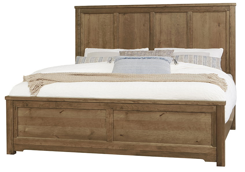 Artisan and Post 151-668-866-944-MS2 Crafted Cherry California King Six Panel Bed Medium Cherry Finish