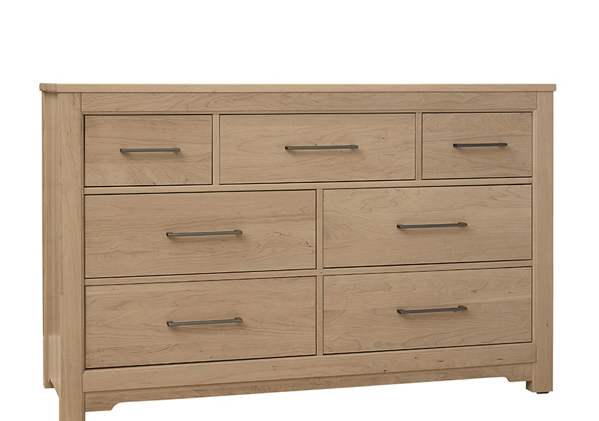 Artisan and Post 154-003 Crafted Cherry 7 Drawer Dresser Bleached Cherry Finish