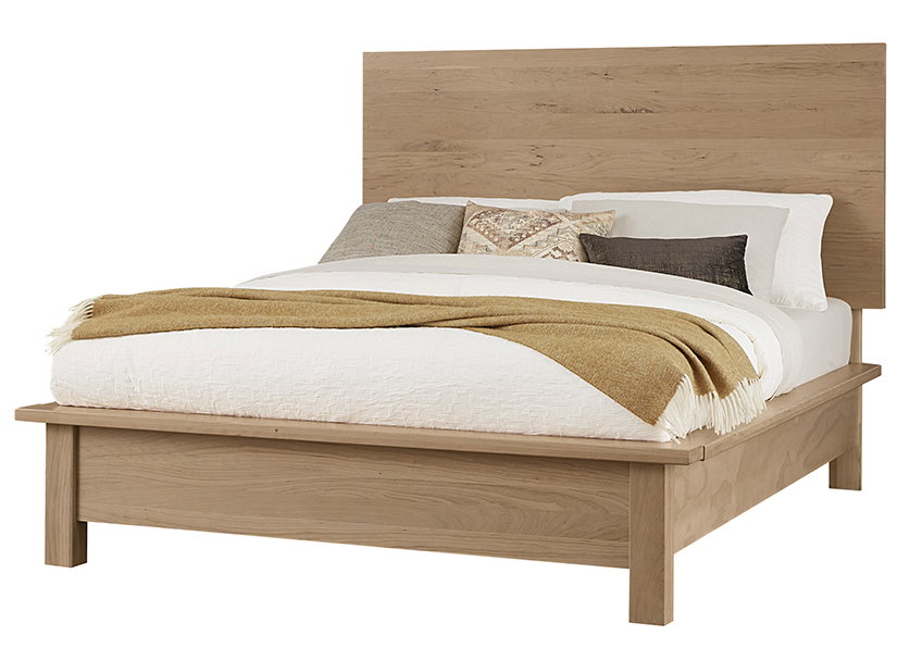 Artisan and Post 154-669-776-733-MS2 Crafted Cherry Ben’s King Terrace Bed Bleached Cherry Finish