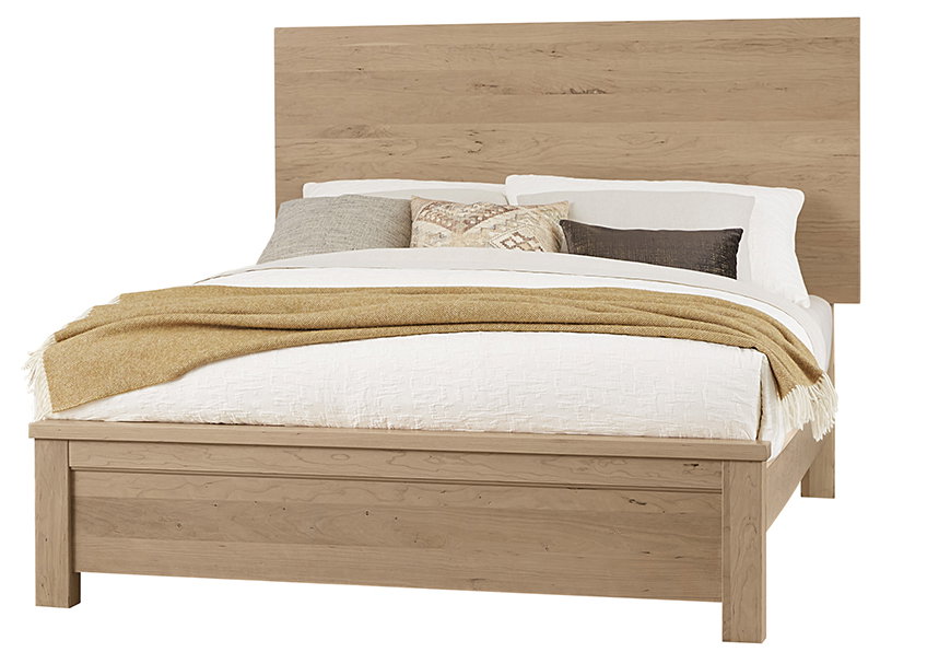 Artisan and Post 154-669-966-944-MS2 Crafted Cherry Ben’s California King Plank Bed Bleached Cherry Finish