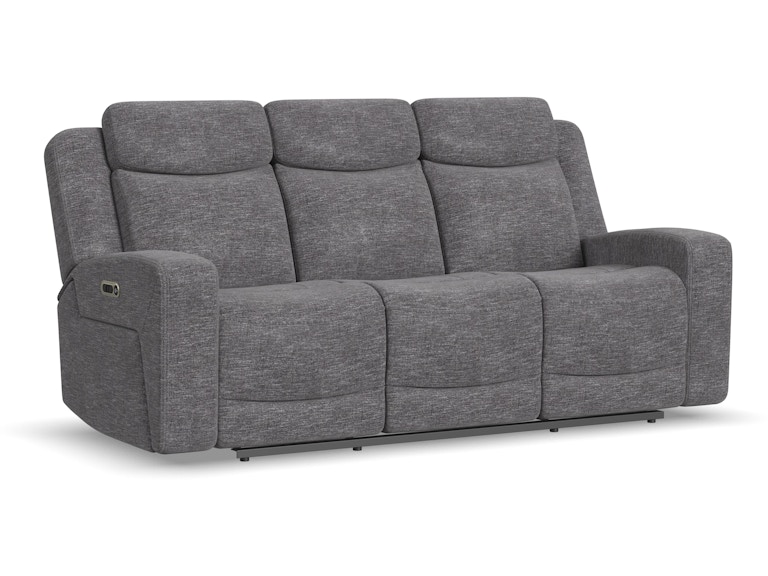 Flexsteel Furniture 1847-62PH Ridge Power Reclining Sofa with Power Headrests