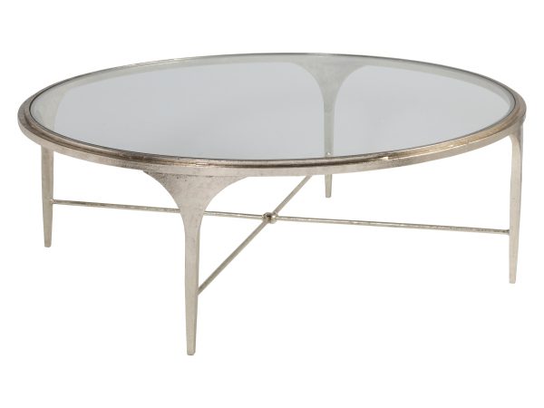 Artistica Home 2361-943 Porto Champagne Round Cocktail Table