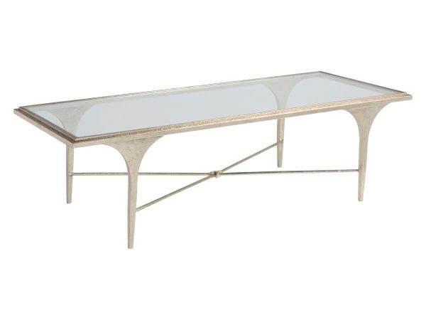 Artistica Home 2361-945 Porto Champagne Rectangular Cocktail Table