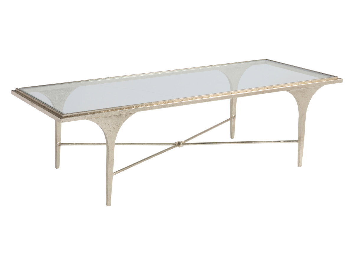 Artistica Home 2361-945 Porto Champagne Rectangular Cocktail Table