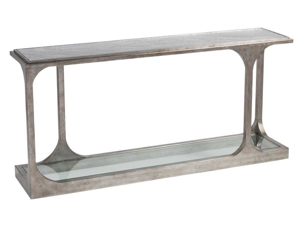 Artistica Home 2362-967 Bond Street Silver Sofa Table