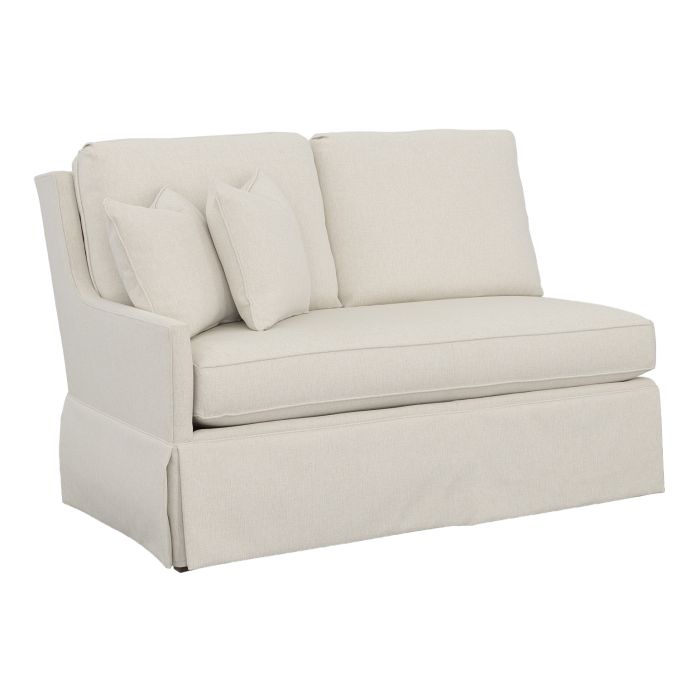 Fairfield Furniture 2973-72 Kelly Skirted Left Arm Loveseat