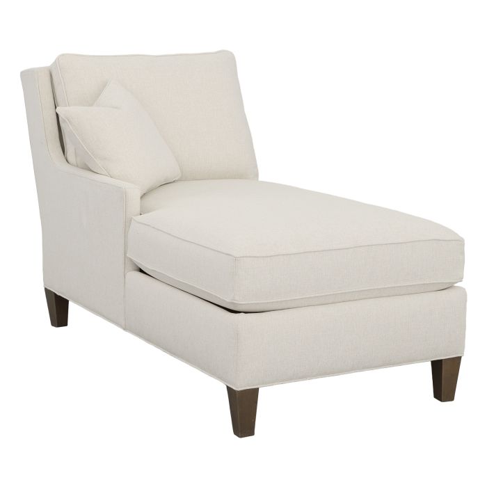 Fairfield Furniture 2976-27 Kelly Left Arm Chaise with Tapered Leg