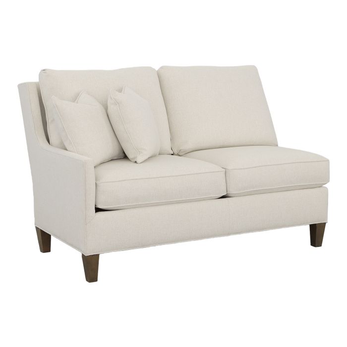 Fairfield Furniture 2994-72 Kelly Left Arm Loveseat with Tapered Leg