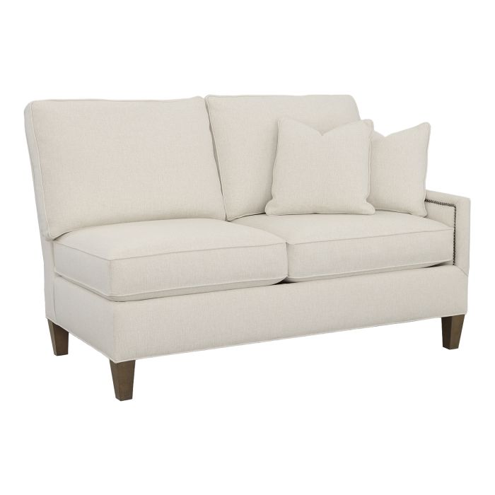 Fairfield Furniture 2996-71 Kelly Right Arm Loveseat with Tapered Leg