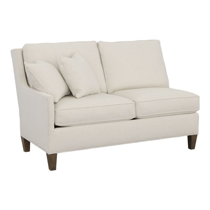 Fairfield Furniture 2996-72 Kelly Left Arm Loveseat with Tapered Leg